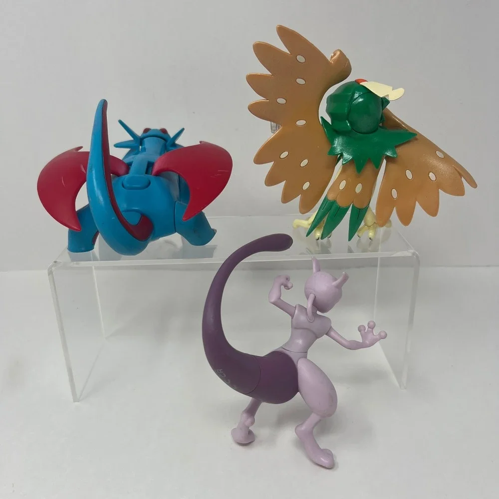 Pokemon Action Figure Lot 36 Mixed Sizes Multi Color Pikachu Mewtwo Articuno